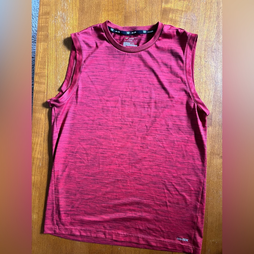 Vibrant Red Sleeveless Top
